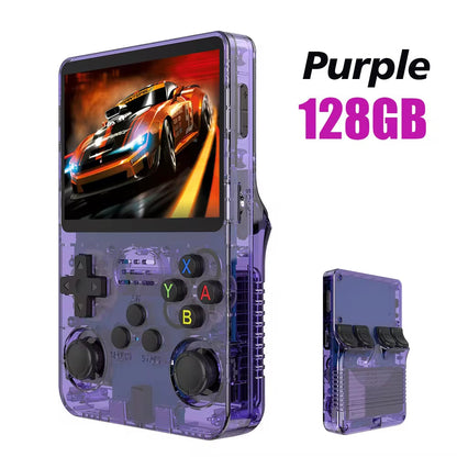 128GB / 64GB R36S Retro Handheld Video Game Console 3.5 Inch IPS Screen