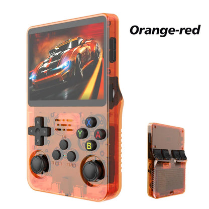 128GB / 64GB R36S Retro Handheld Video Game Console 3.5 Inch IPS Screen