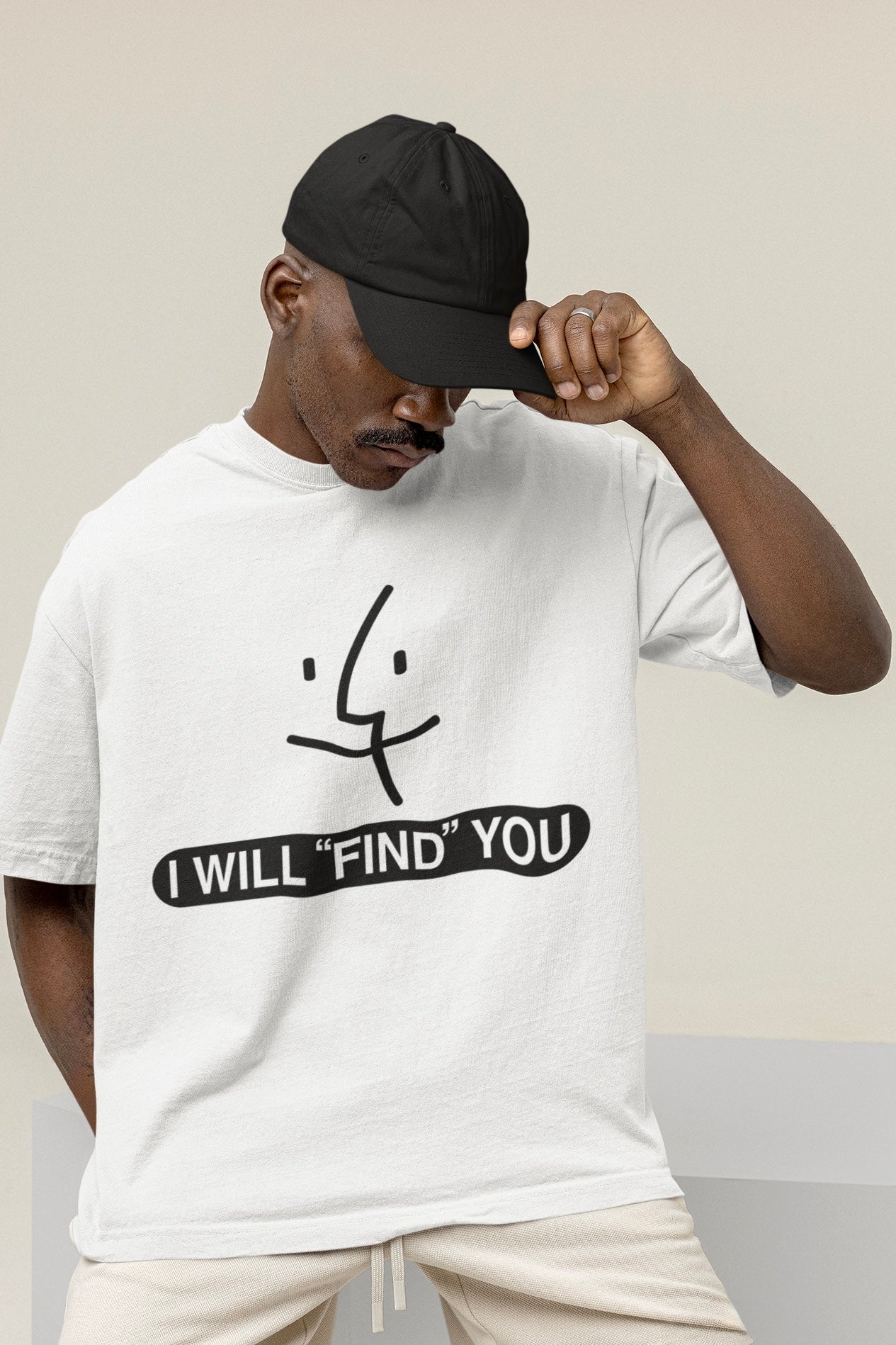 Finder Icon T-Shirt - “I Will ‘Find’ You”