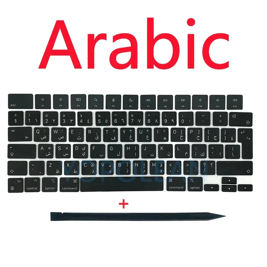 Arabic Keycaps Keys for Macbook Pro Air and Macbook Pro 2021-2023