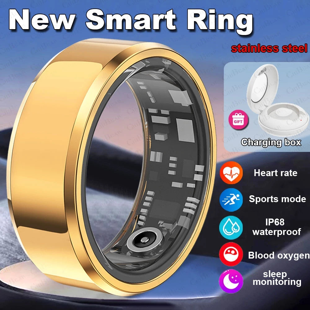 Smart Ring with GPS & Sleep Tracking for Android & iPhone