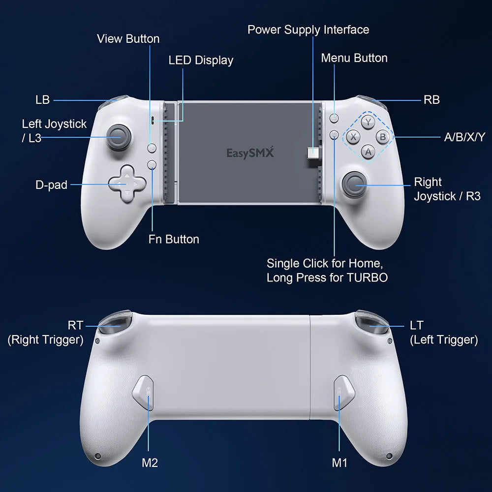 iPhone / Android Type-C Controller EASYMX M15 Gamepad