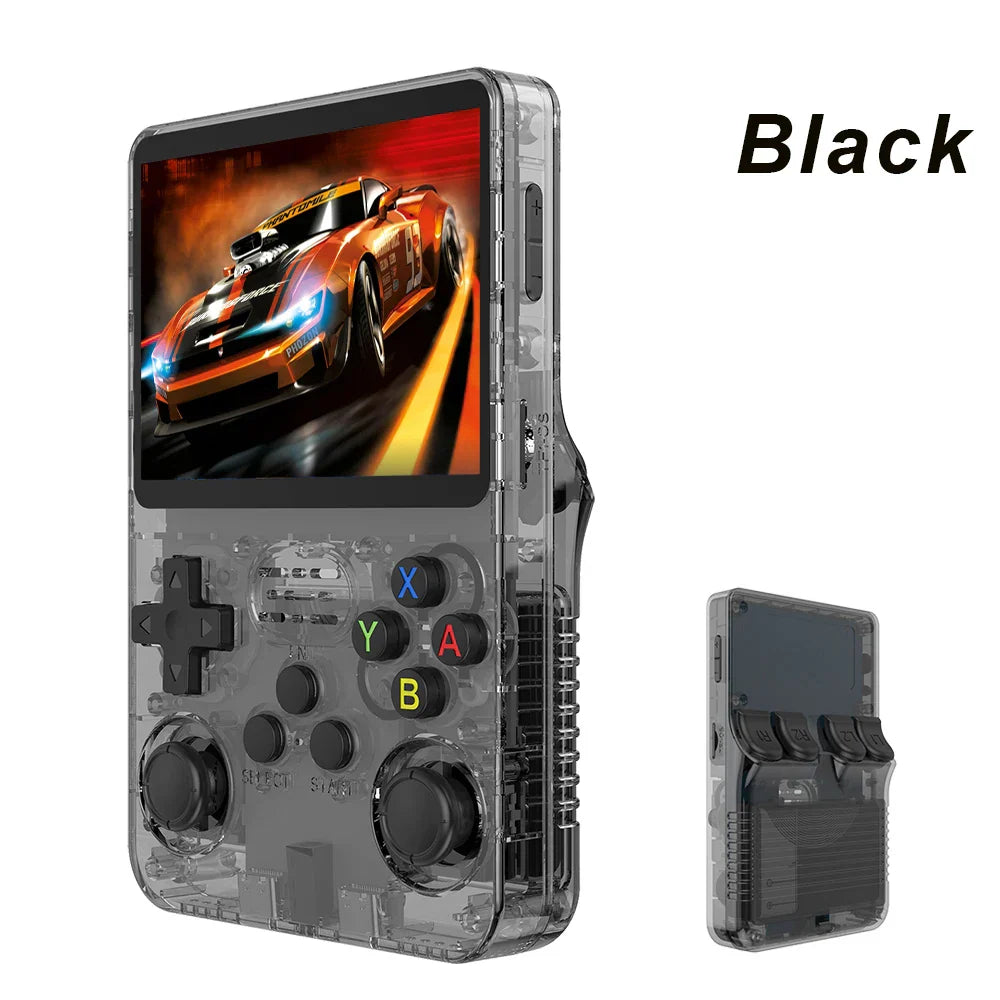 128GB / 64GB R36S Retro Handheld Video Game Console 3.5 Inch IPS Screen