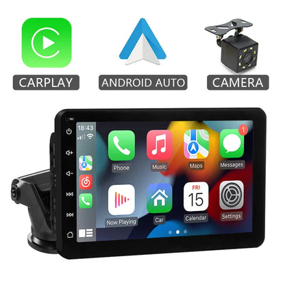 7Inch Car Radio Wireless Carplay and Wireless Android Auto Portable Universal Touch Screen