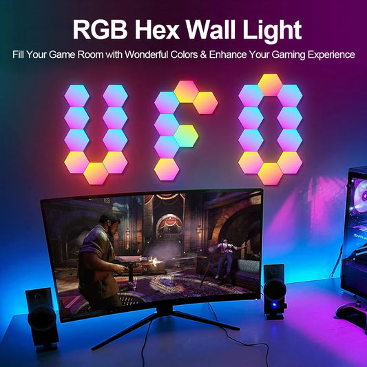 RGB Hex Wall Light