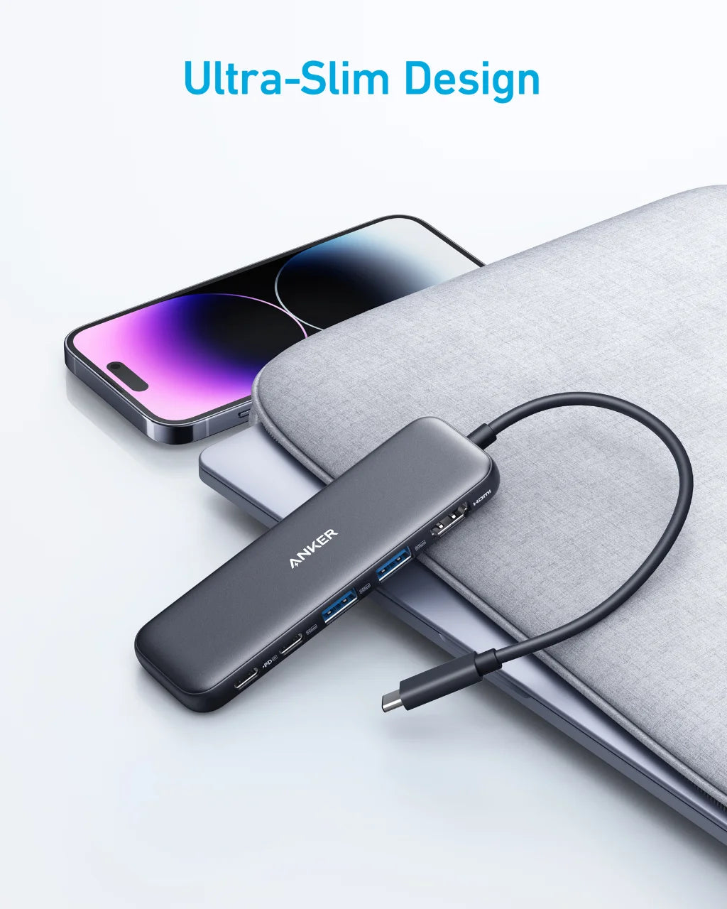 Anker USB-C Hub 5-In-1 for Laptops 5 Gigabits per Second