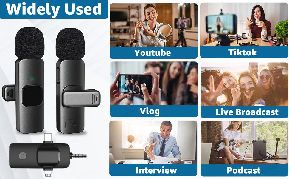 Wireless Microphone for All Devices