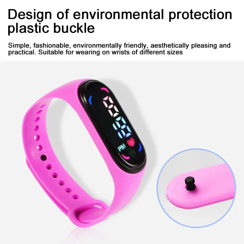 Kids Smart Watch – Waterproof LED Touchscreen