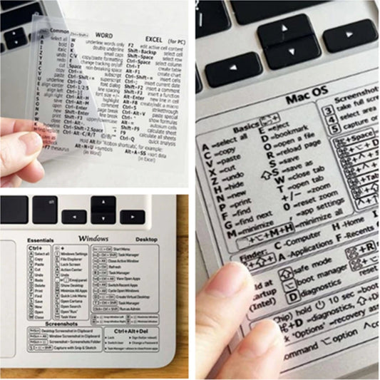 Keyboard Shortcut Stickers