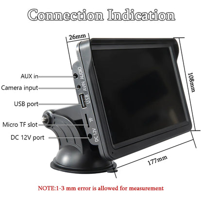 7Inch Car Radio Wireless Carplay and Wireless Android Auto Portable Universal Touch Screen