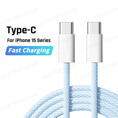 Fast Charging Cable PD 60W 6A USB C to Type C