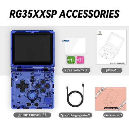 Flip Portable Retro Handheld Game Console 3.5 Inch IPS Screen 5K Games RG35XXSP