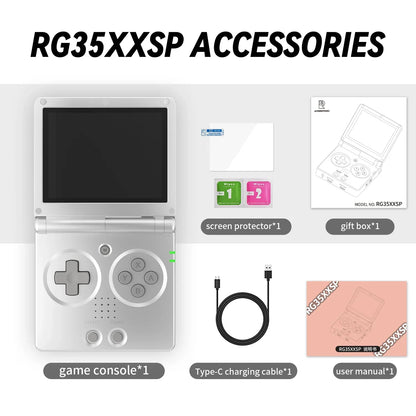 Flip Portable Retro Handheld Game Console 3.5 Inch IPS Screen 5K Games RG35XXSP