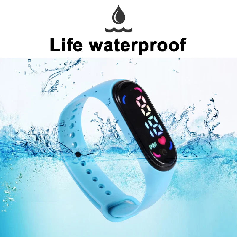 Kids Smart Watch – Waterproof LED Touchscreen