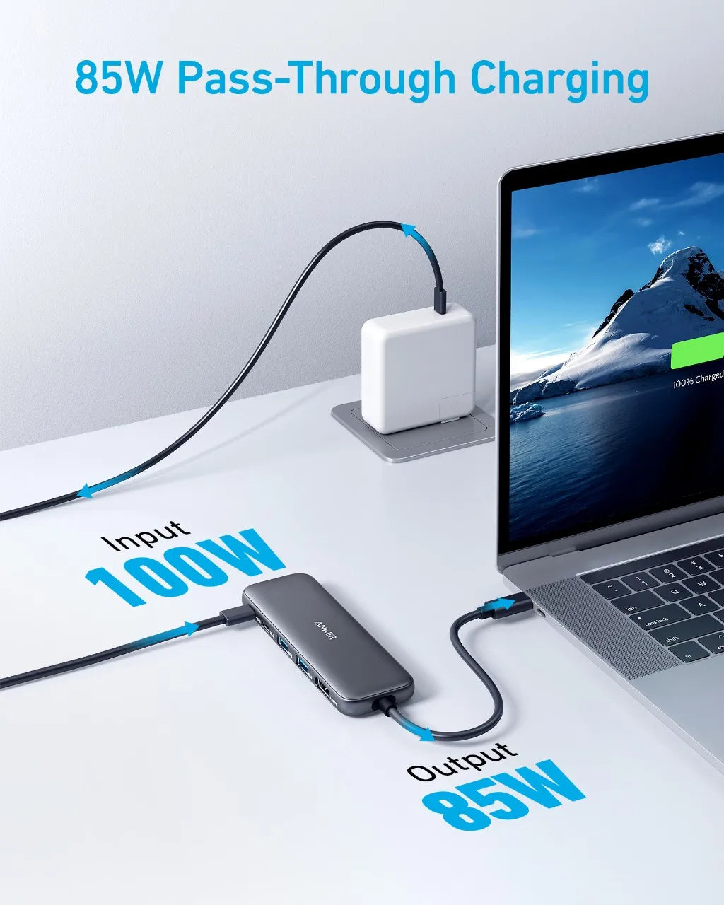 Anker USB-C Hub 5-In-1 for Laptops 5 Gigabits per Second