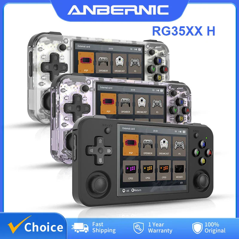 ANBERNIC RG35XX H Retro Video Games  5K+ Classic Games